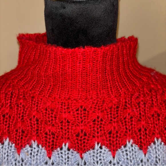 Fab’rik Colorful Striped Long Sleeve Knit Sweater M - Picture 4 of 7